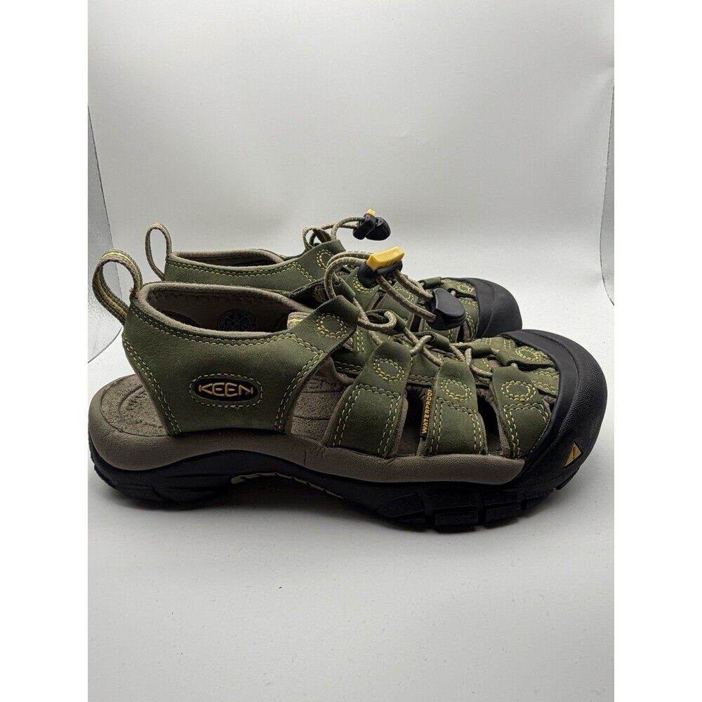 Keen Newport H2 Water Sandals Boys Size 6 Green/Yellow